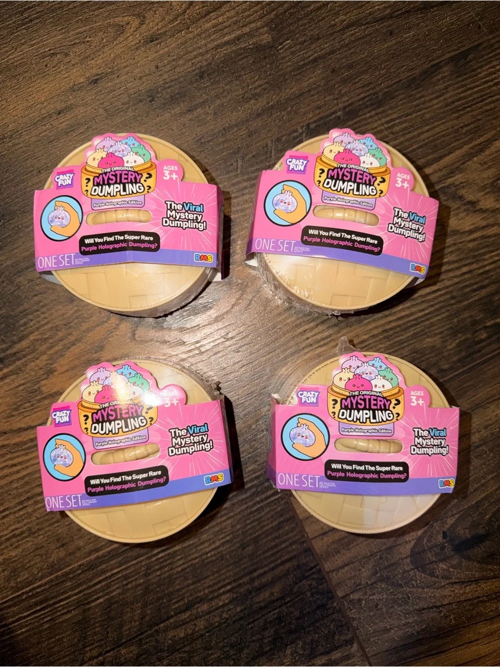 RMS Mystery Dumpling Purple Holographic Series - 4 pack